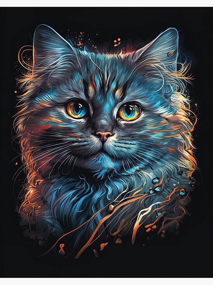 Colorful Cat Diamond Painting