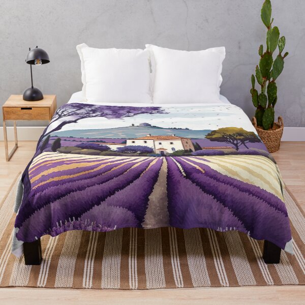 Item preview, Lavender France Provence Drawing designed and sold by unrealartwork.
