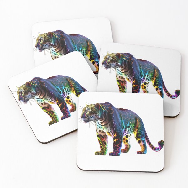 Item preview, Colourful and Wonderful Jaguar designed and sold by GloriousArtSKD.