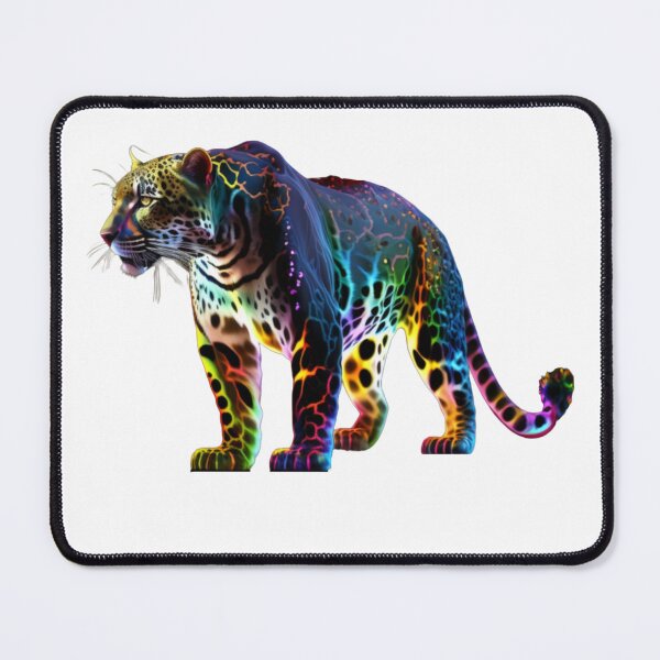 Item preview, Colourful and Wonderful Jaguar designed and sold by GloriousArtSKD.