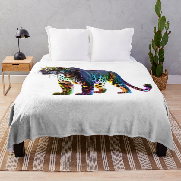 Item preview, Colourful and Wonderful Jaguar designed and sold by GloriousArtSKD.