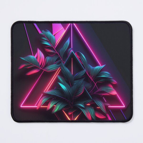 Item preview, Bali Bloom: Neon Floral Portrait designed and sold by TheNightLife.