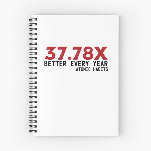 Item preview, 37.78x better every year - Atomic Habits designed and sold by TKsuited.
