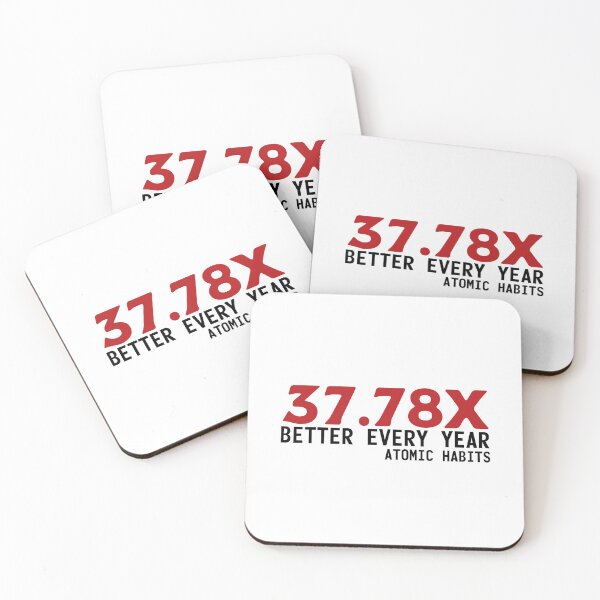Item preview, 37.78x better every year - Atomic Habits designed and sold by TKsuited.