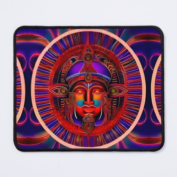 Item preview, New World Gods (30) - Mesoamerican Inspired Psychedelic Art designed and sold by TheThirdEye.