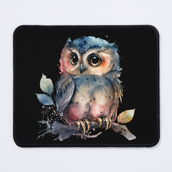 Item preview, Cute watercolor owl designed and sold by Sunset Design.