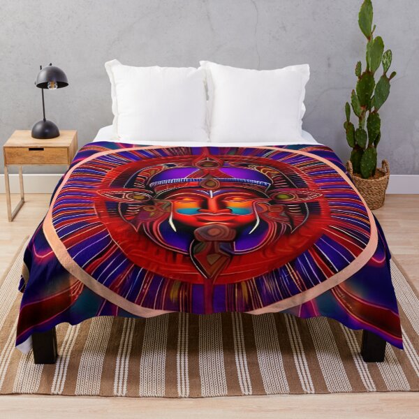 Item preview, New World Gods (30) - Mesoamerican Inspired Psychedelic Art designed and sold by TheThirdEye.
