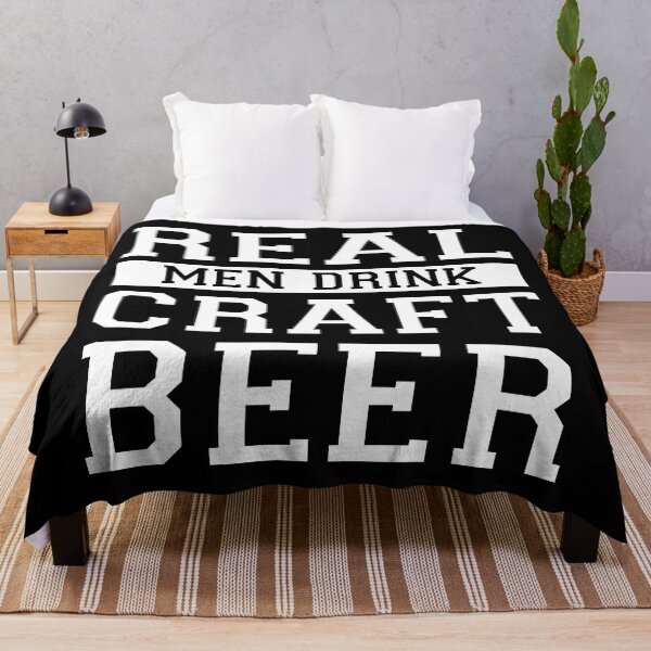 Item preview, Real Men Drink Craft Beer. designed and sold by CityNoir.