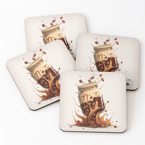 Item preview, Abstract Chocolate Jar Design designed and sold by EnzoZs.