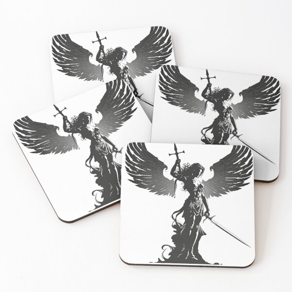 Item preview, Justice or Mercy, Angelic Warrior, Silhouette  designed and sold by CreativArtifice.