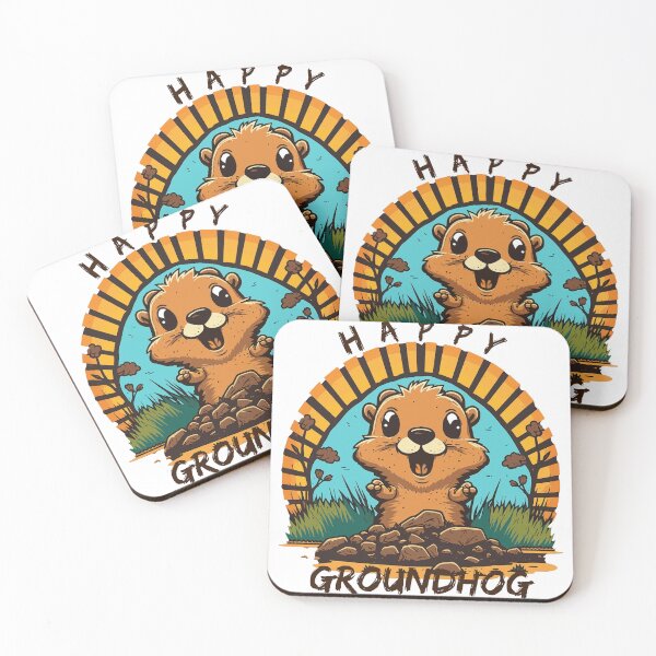 Item preview, Happy groundhog Day designed and sold by YomaYoo.