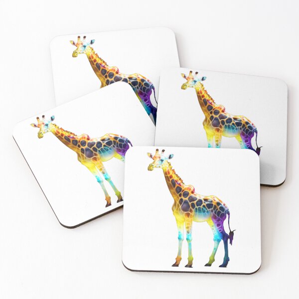 Aperçu de l'œuvre Girafe belle et colorée créée et vendue par GloriousArtSKD.