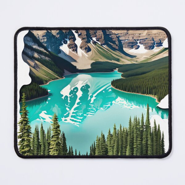 Item preview, Peyto Lake Canada Illustration designed and sold by unrealartwork.