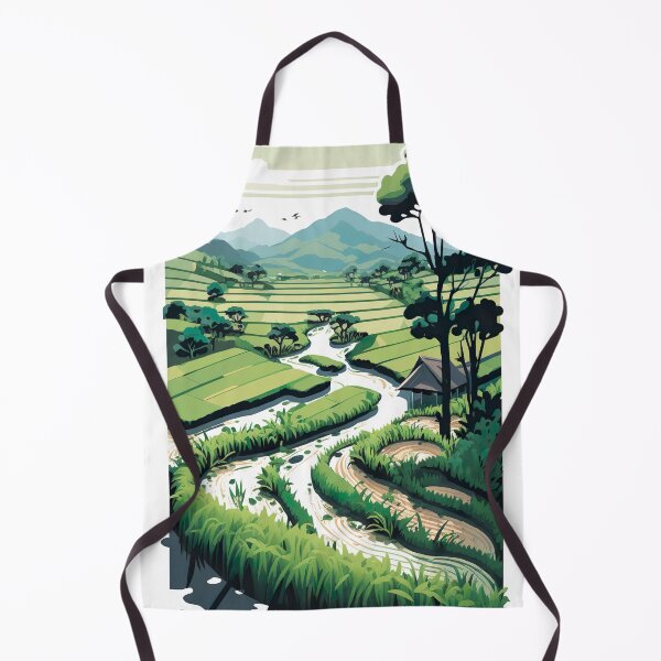 Item preview, Vietnam Rice Fields designed and sold by unrealartwork.
