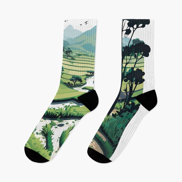 Item preview, Vietnam Rice Fields designed and sold by unrealartwork.