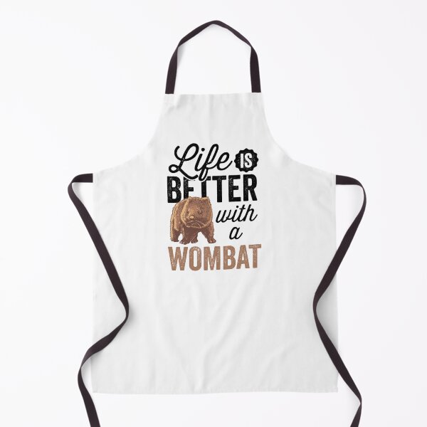 Item preview, Life is better with wombat Australia marsupial designed and sold by madgrfx.