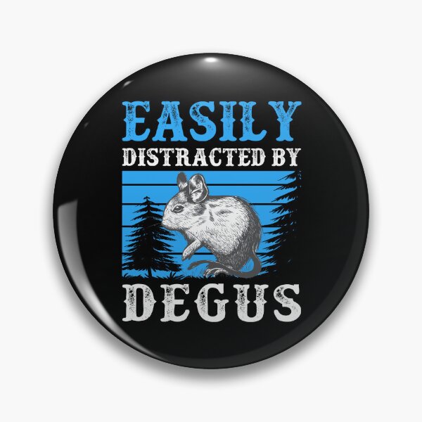 Item preview, Degu easily distracted Chilean rodent designed and sold by madgrfx.