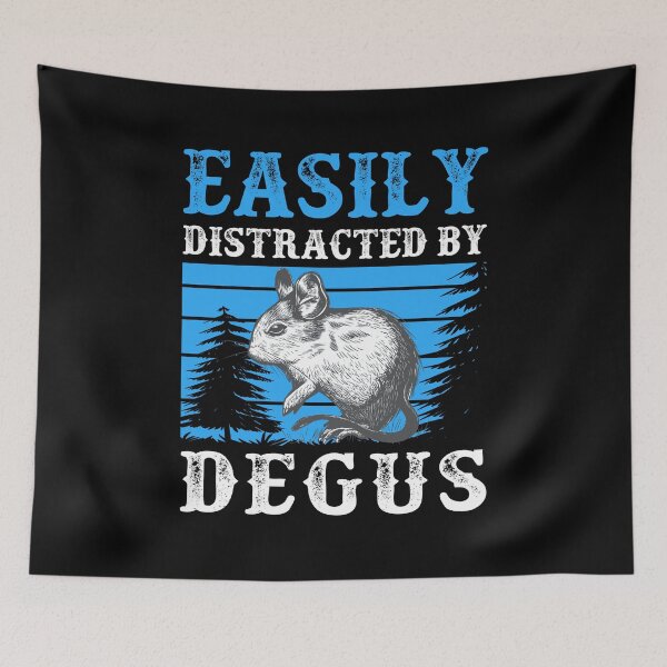 Item preview, Degu easily distracted Chilean rodent designed and sold by madgrfx.