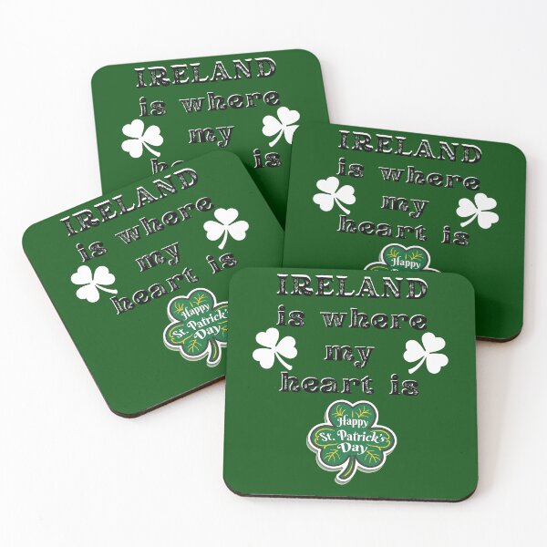 Item preview, Ireland is Where My Heart is-St. Patricks Designs designed and sold by KMRmerchDesigns.