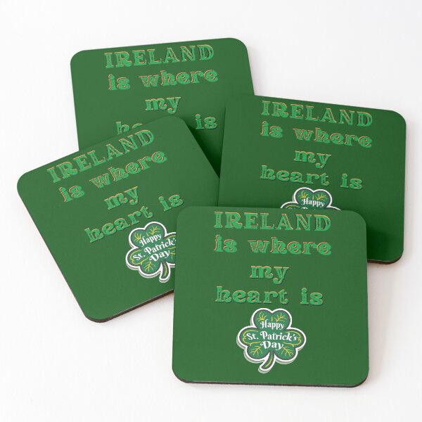 Item preview, Ireland is Where My Heart is-St. Patricks Designs designed and sold by KMRmerchDesigns.