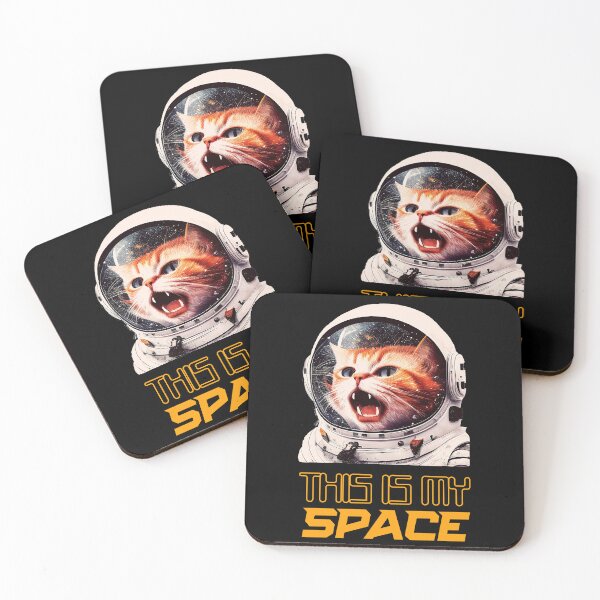 Item preview, This is my space - cat in space for space lovers designed and sold by StudioMana.