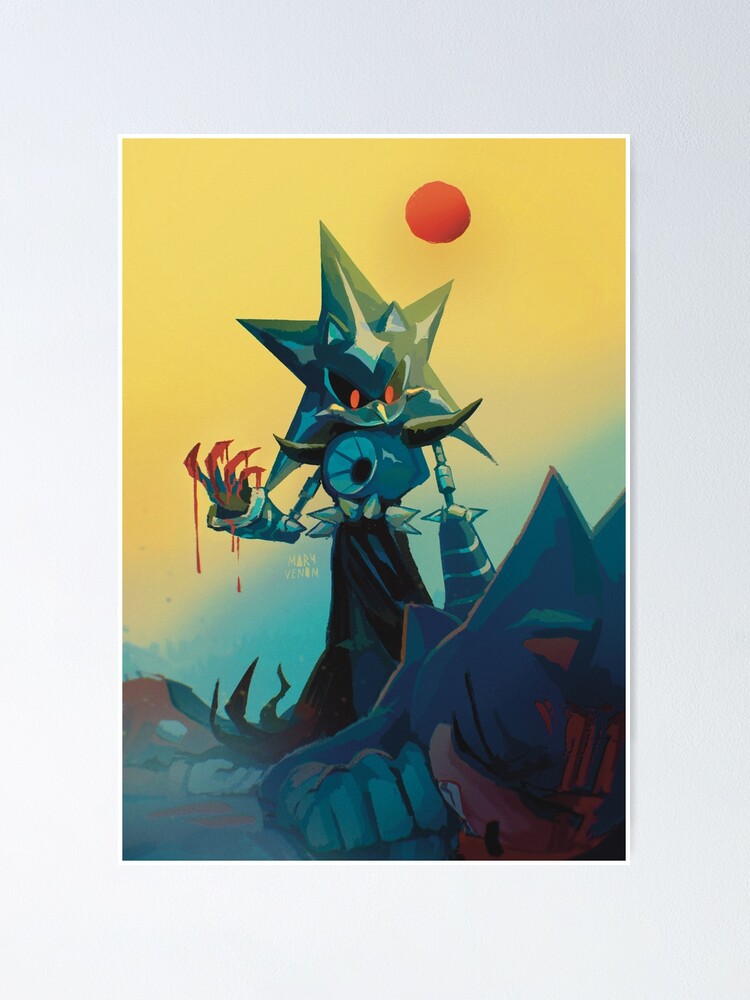 Neo Metal Sonic (Prints and Stickers) Poster for Sale by SammyTighe