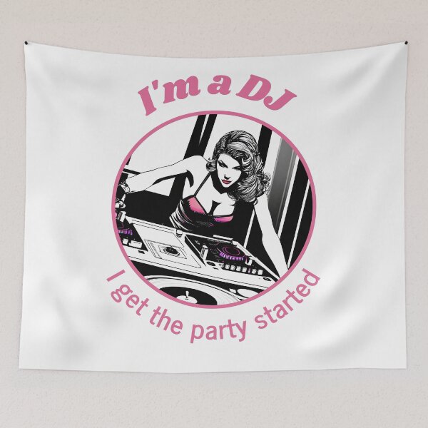 Item preview, Get the Party Started with this DJ Artwork designed and sold by ElLocoMus.