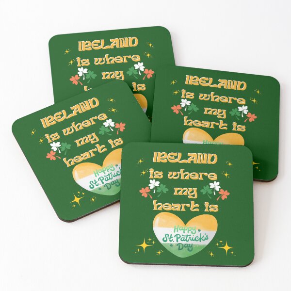 Item preview, Ireland is Where My Heart is-St. Patricks Designs designed and sold by KMRmerchDesigns.