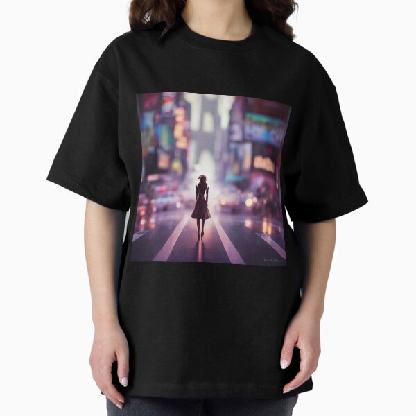 Woman in the city Oversized T-Shirt