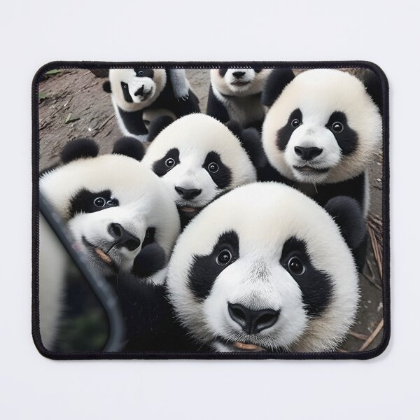 Item preview, Panda PosseThe Ultimate Selfie Crew designed and sold by digitalbrosse.