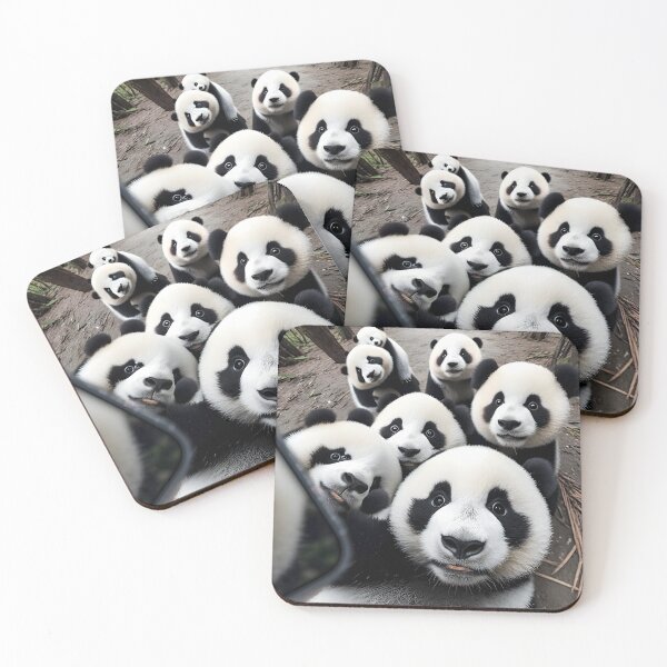 Item preview, Panda PosseThe Ultimate Selfie Crew designed and sold by digitalbrosse.