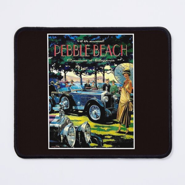 Item preview,  Pebble Beach Concours d Elegance Auto Racing Poster Print designed and sold by posterbobs.