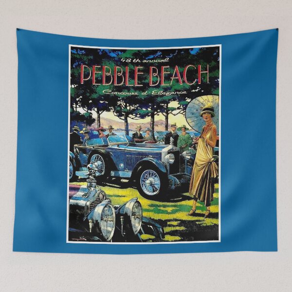 Item preview,  Pebble Beach Concours d Elegance Auto Racing Poster Print designed and sold by posterbobs.