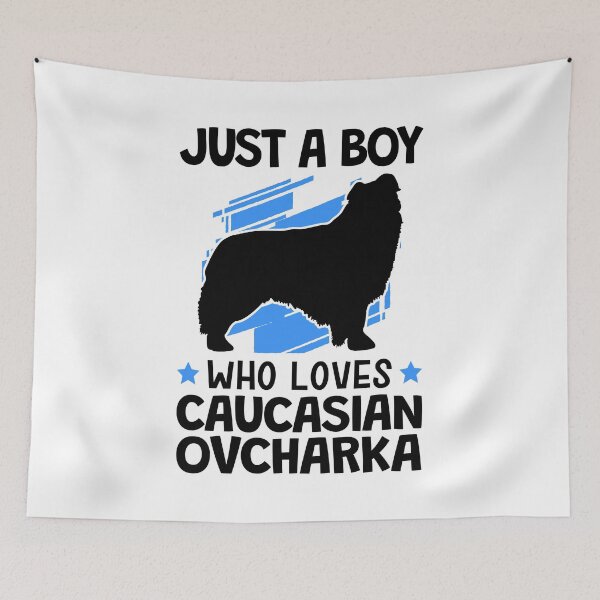 Item preview, Ovcharka boy loves Caucasian dog designed and sold by madgrfx.