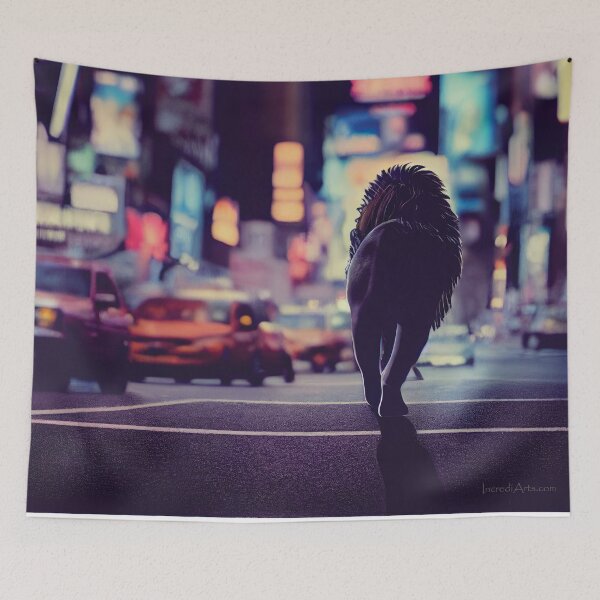 Item preview, Lion in the city  designed and sold by IncrediArts.