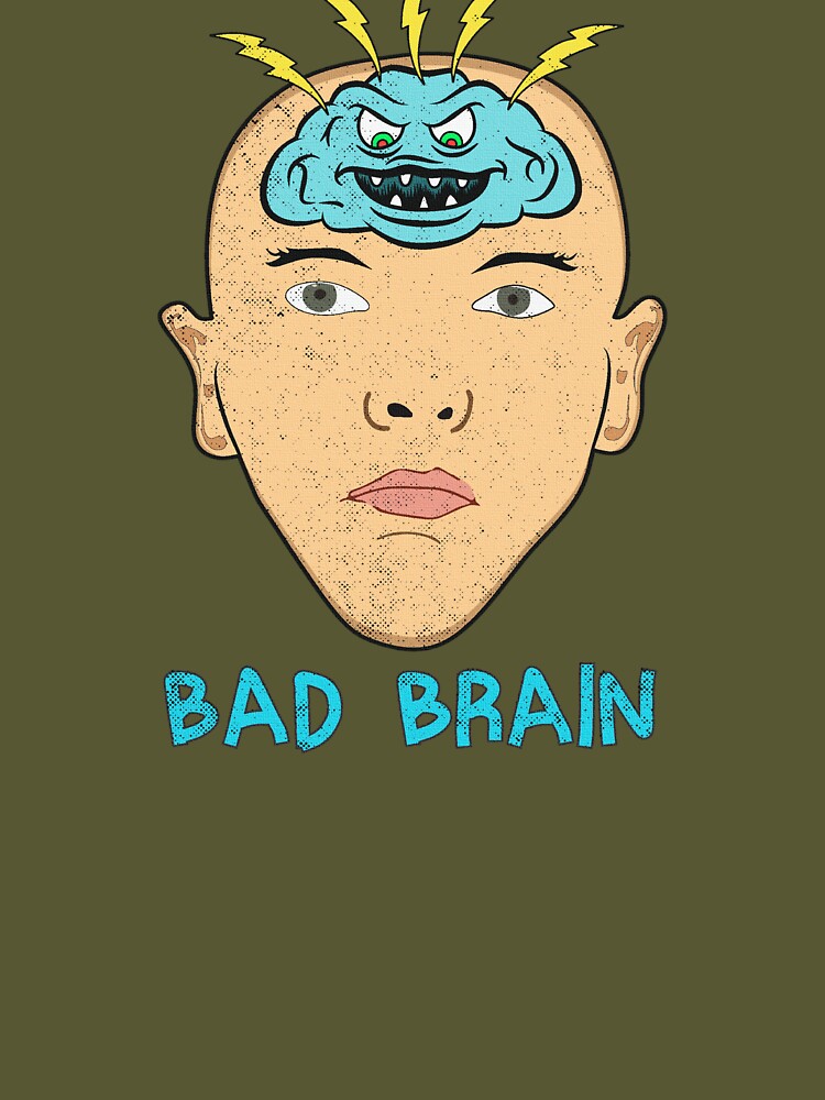 Bad Nasty Brains Logo Sticker for Sale by eriettataf