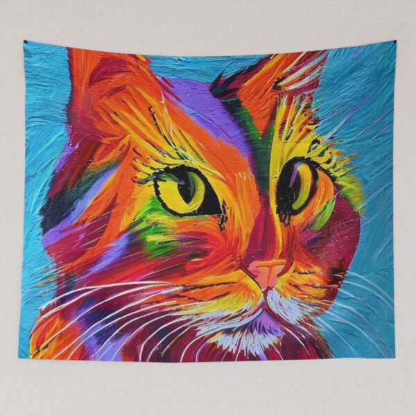 Item preview, painted cat designed and sold by doomwalker2010.