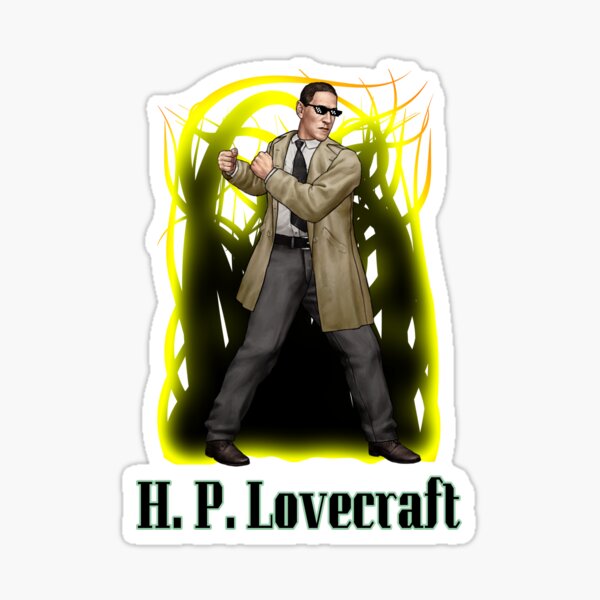 H.P. Lovecraft 3 Sticker