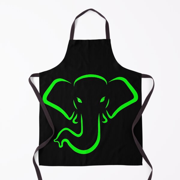 Item preview, green elephant designed and sold by andrew JOHNSEN.