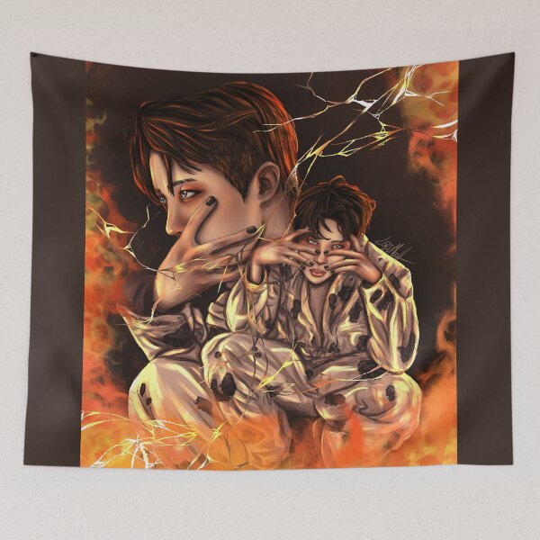 Item preview, J-Hope burning Arson designed and sold by lordmooh.