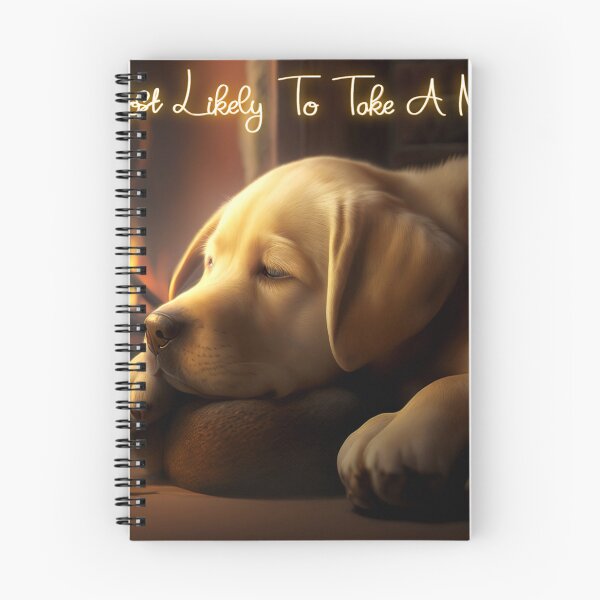 Artikelvorschau, Most Likely to Take a Nap (Cute Puppy) entworfen und verkauft von Fantasy Masterpiece.