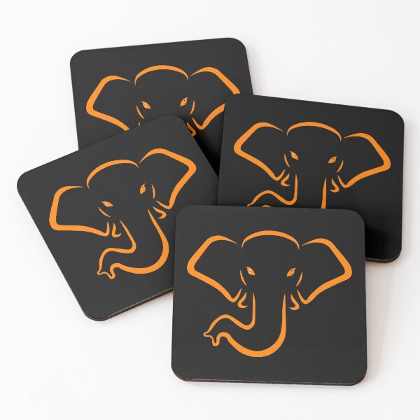 Item preview, orange elephant designed and sold by andrew JOHNSEN.