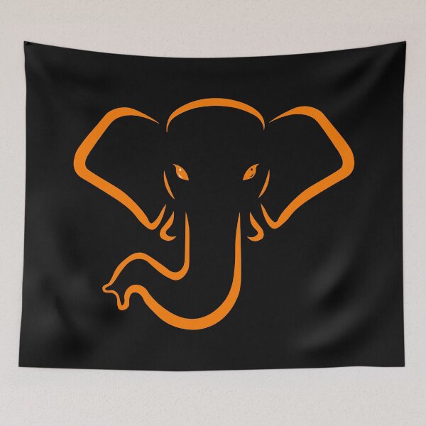 Item preview, orange elephant designed and sold by andrew JOHNSEN.
