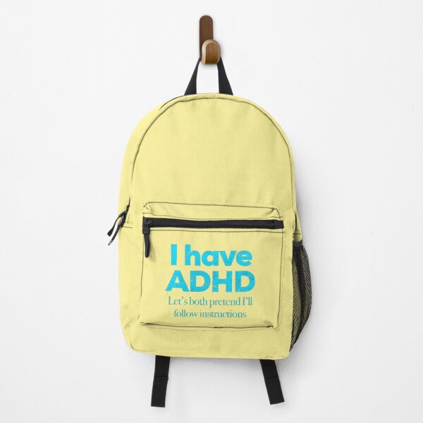 Item preview, Funny ADHD QUOTE - I have ADHD Let’s both pretend I’ll follow instructions - Attention Deficit HyperActive Disorder | Neurodiversity | Neurodivergent | Neurodiverse designed and sold by MJDezigns.