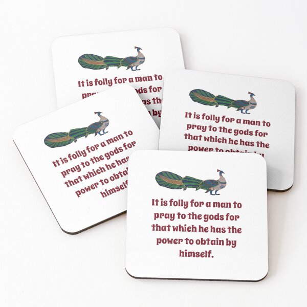 Item preview, It Is A Folly For A Man To Pray - Confidence Quote designed and sold by CrankyOldDude.
