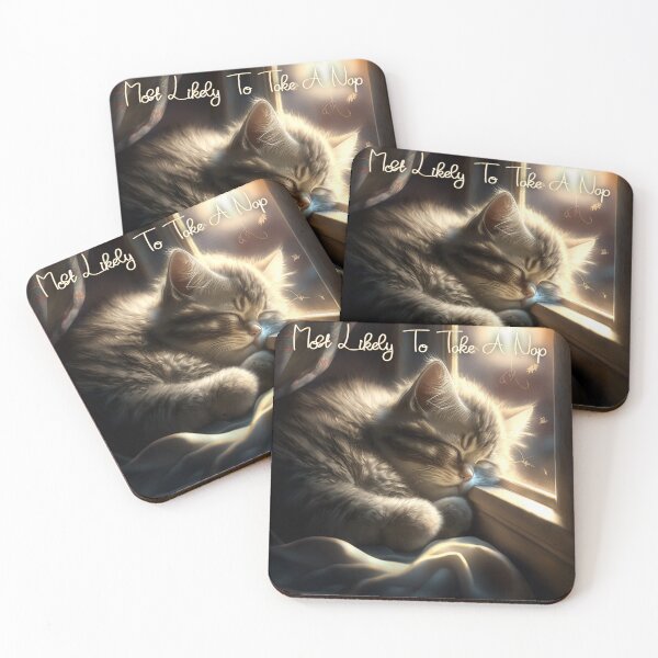 Item preview, Most Likely to Take a Nap (Cute Kitten) designed and sold by Fantasy Masterpiece.
