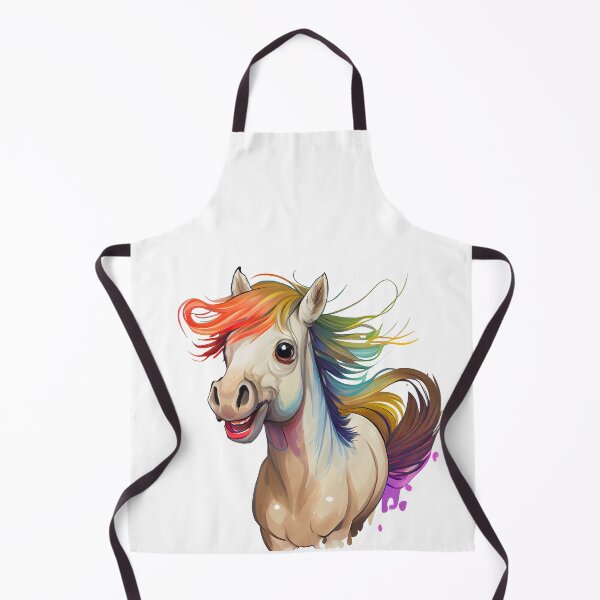 Item preview, Colorful Cartoon Norwegian Fjord Horse - Horses 19th Century designed and sold by MLArtifex.