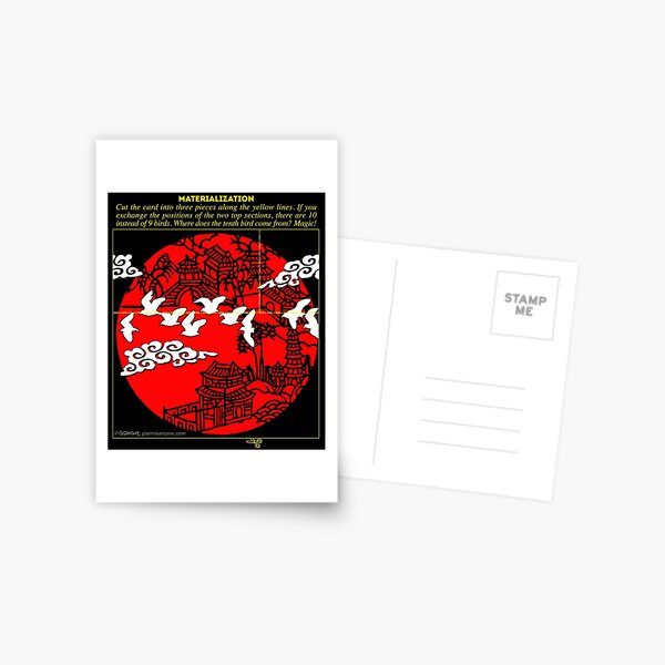Magic Materialization Postcard