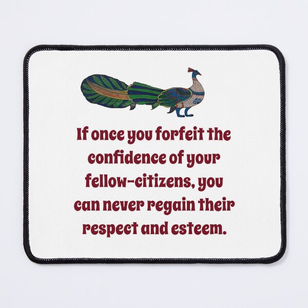 Item preview, If Once You Forfeit the Confidence - Confidence Quote designed and sold by CrankyOldDude.