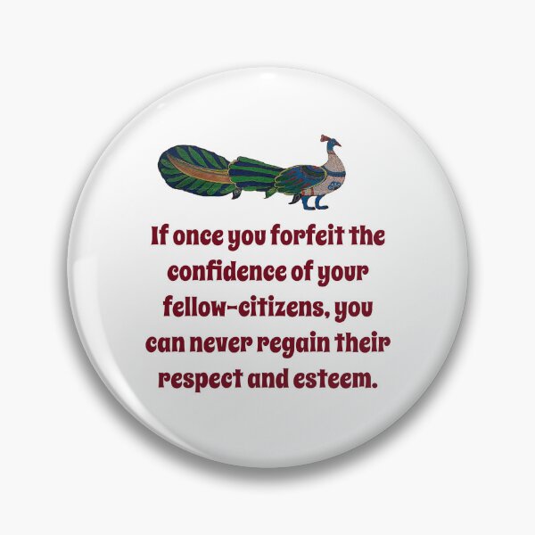 Item preview, If Once You Forfeit the Confidence - Confidence Quote designed and sold by CrankyOldDude.